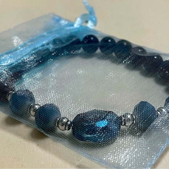 Natural Stone Beads & Crystal beads Bracelet 🍃will arrive in jewelry pouch. - Picture 6 of 7